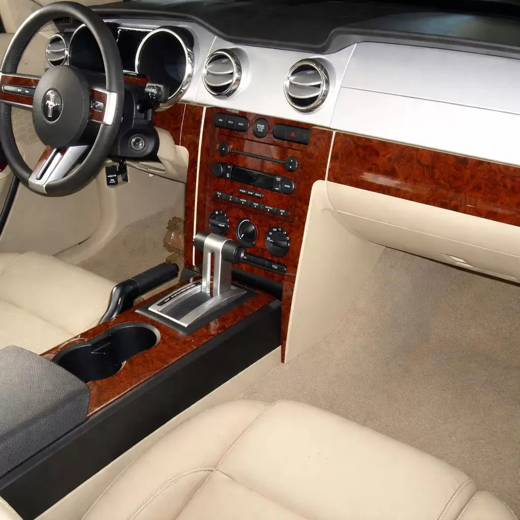 Ford Mustang 2005-2009 Soft roof-Coupe, Basic Set BD Interieur Dashboard Bekleding Volhouder