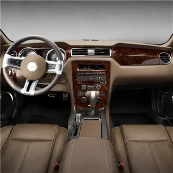 Ford Mustang 2010-UP Full Set, Without NAVI Interior BD Dash Trim Kit