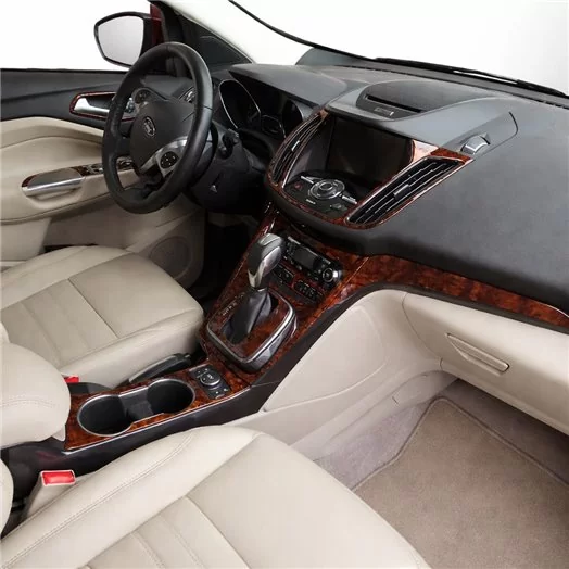 Ford Kuga 2013-UP Full Set, With NAVI BD Interieur Dashboard Bekleding Volhouder Ford Kuga 2013-UP Full Set, With NAVI BD Interieur Dashboard Bekleding Volhouder