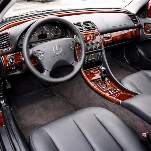 Mercedes Benz CLK 1998-2002 Ensemble Complet, Soft roof-Coupe BD Décoration de tableau de bord