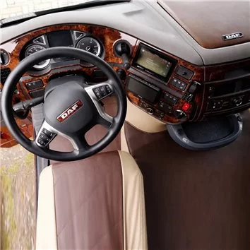 Daf XF106/116 2013-2021 3D Inleg dashboard Interieurset aansluitend en pasgemaakt op he 23-Teile
