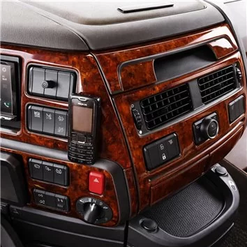 Daf XF106/116 2013-2021 3D Inleg dashboard Interieurset aansluitend en pasgemaakt op he 23-Teile