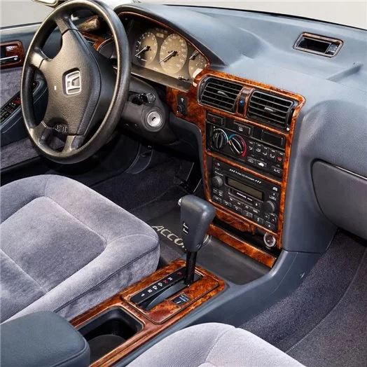 Honda Accord 1990-1993 2 Doors, Full Set, 18 Parts set Interior BD Dash Trim Kit Honda Accord 1990-1993 2 Doors, Full Set, 18 Parts set Interior BD Dash Trim Kit