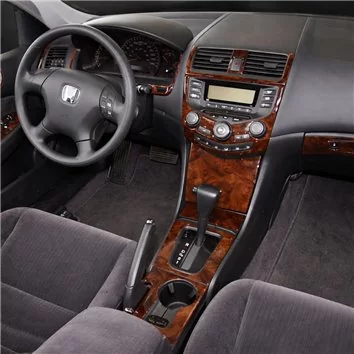 Honda Accord 2003-2007 Grundset, Automatic A/C control, Without NAVI system, 4 Doors BD innenausstattung armaturendekor cockpit 