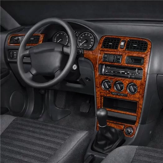 Mazda 323 S 01.1994 3D Interior Dashboard Trim Kit Dash Trim Dekor 10-Parts