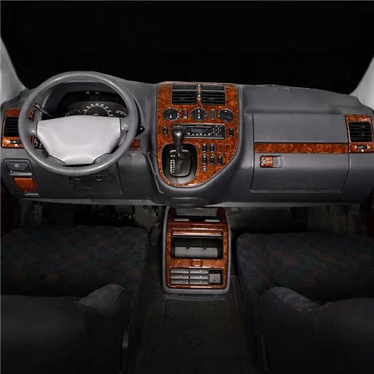 Mercedes Vito W638 V-Klasse 02.96-02.99 Mascherine sagomate per rivestimento cruscotti 40-Decori