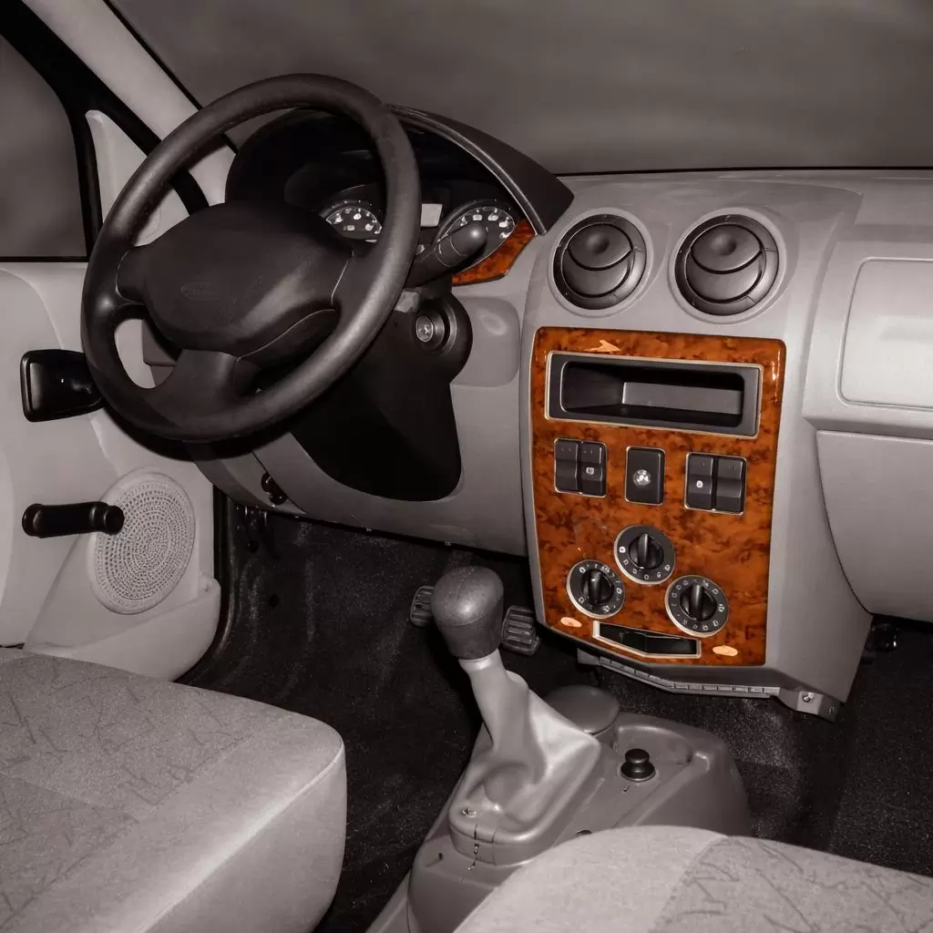 Dacia Logan 04.05-09.09 Mittelkonsole Armaturendekor Cockpit Dekor 20-Teile