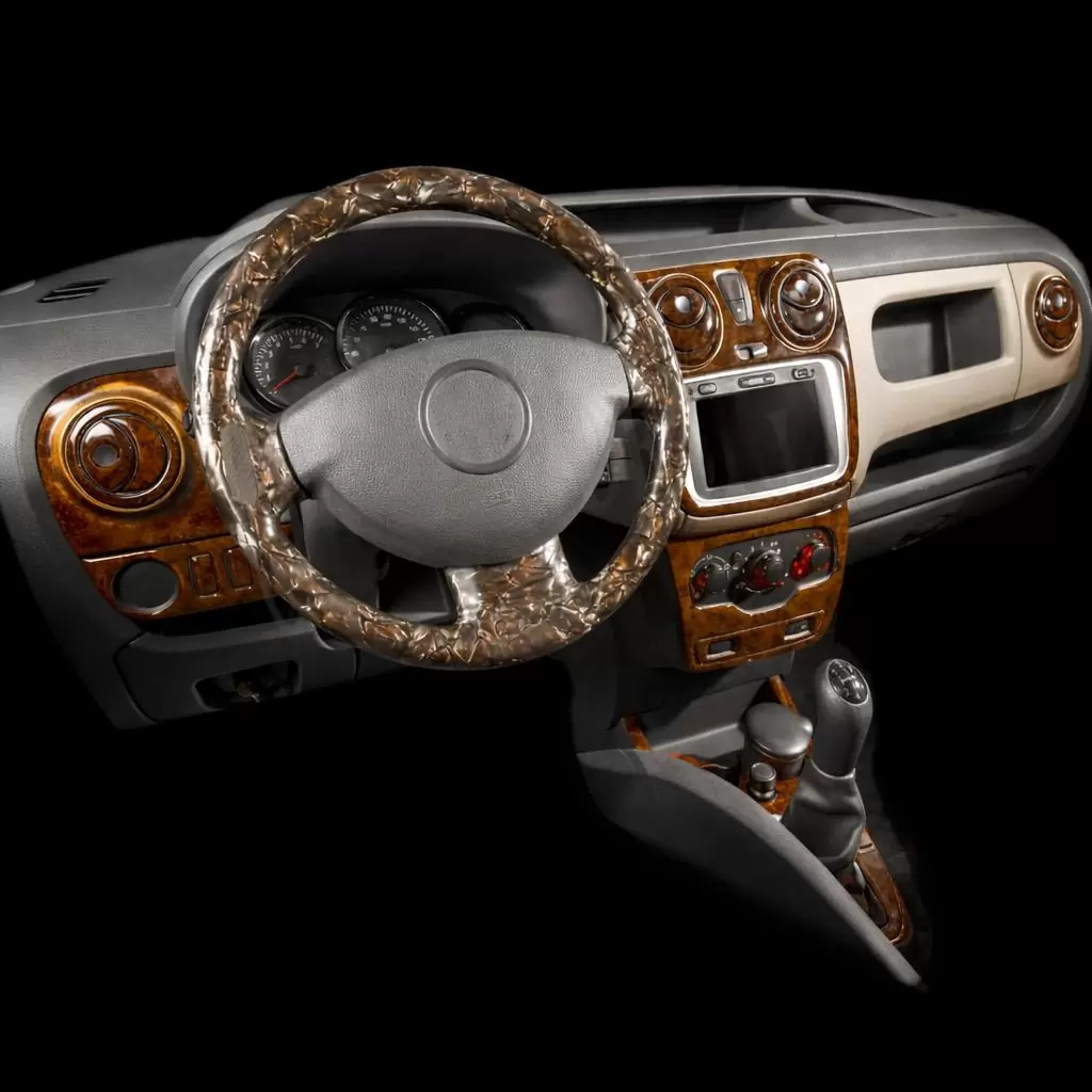 Dacia Lodgy 01.2010 Mittelkonsole Armaturendekor Cockpit Dekor 17-Teile