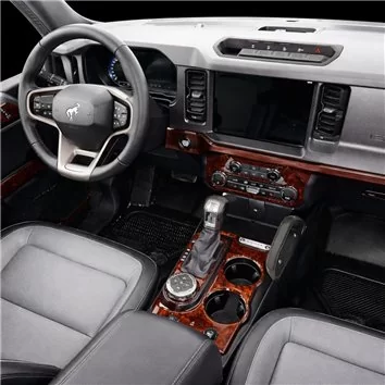 Ford Bronco 2021-2024 3D Interieur Dashboard Trim Kit Dash Trim Dekor 56-Delig