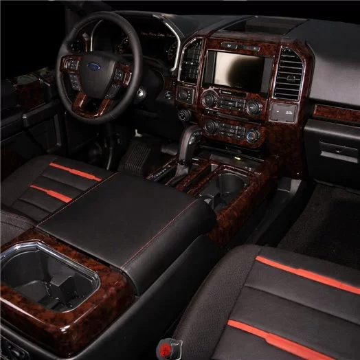 Ford F-150 SuperCab 2018-2020 Inleg dashboard Interieurset aansluitend en pasgemaakt 39 Delen