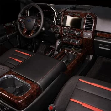 FORD F-150 (REGULAR CAB) | 2015-2017 Interior WHZ Dashboard trim kit 49 Parts