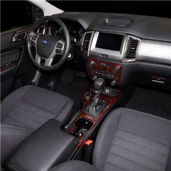 Ford Ranger 2019-2024 Raptor Habillage Décoration de Tableau de Bord 14-Pièce