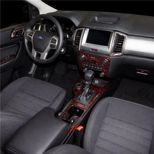 Ford Ranger 2019-2024 Raptor Mittelkonsole Armaturendekor Cockpit Dekor 14-Teile