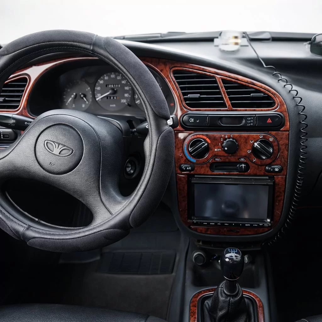 Daewoo Lanos 05.1997 3D Inleg dashboard Interieurset aansluitend en pasgemaakt op he 11-Teile