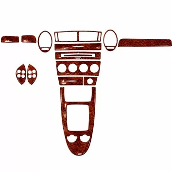 Mercedes SLK (R171) 2004-2010 3D Interior Dashboard Trim Kit Dash Trim Dekor 18-Parts