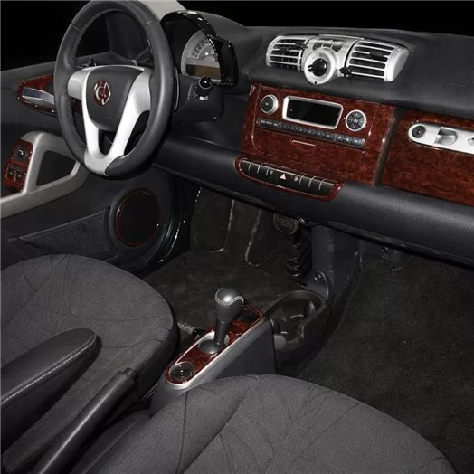 Smart Fortwo 451 2007-2015 3D Inleg dashboard Interieurset aansluitend en pasgemaakt op he 40-Teile Smart Fortwo 451 2007-2015 3D Inleg dashboard Interieurset aansluitend en pasgemaakt op he 40-Teile