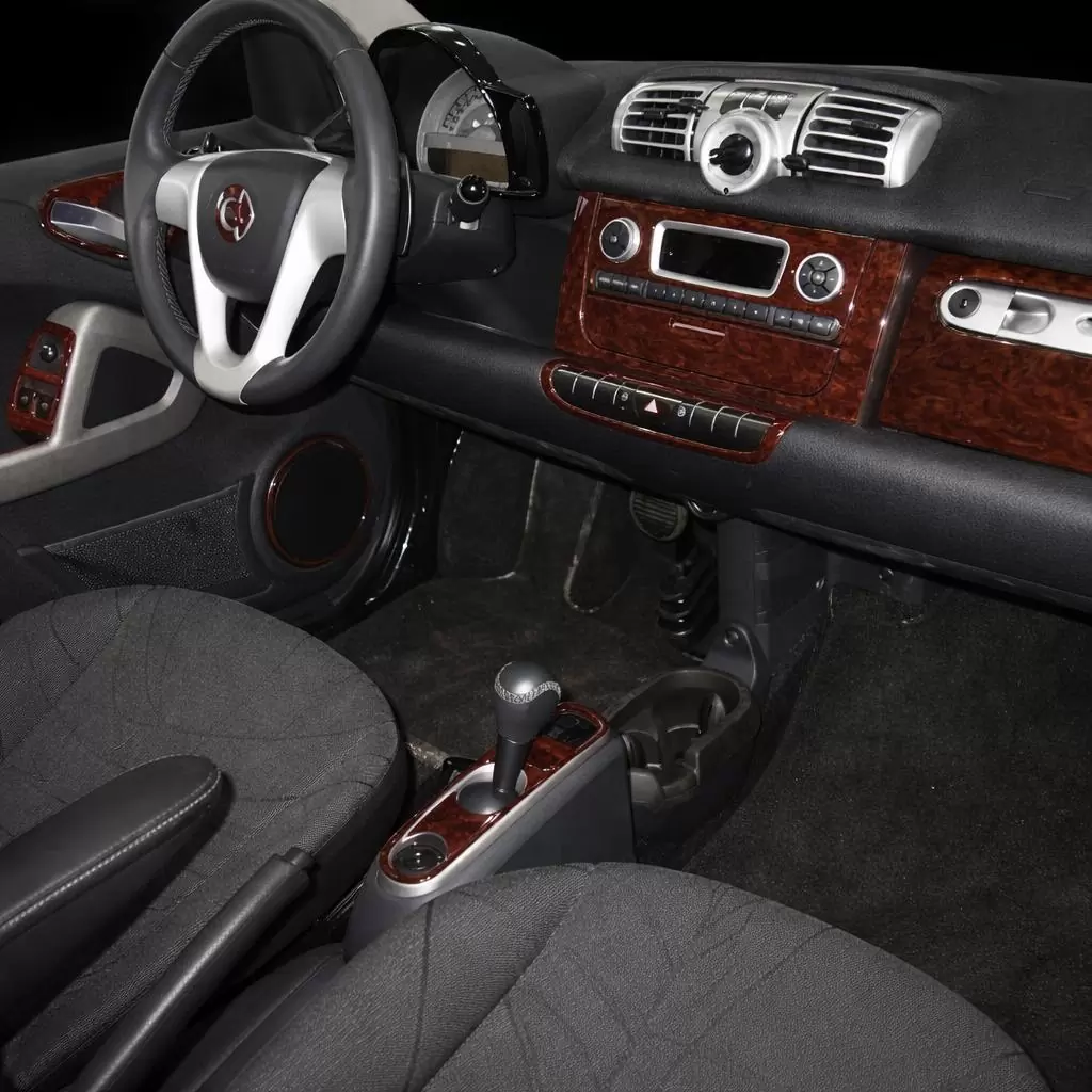 Smart Fortwo 451 2007-2015 Habillage Décoration de Tableau de Bord 40-Pièce