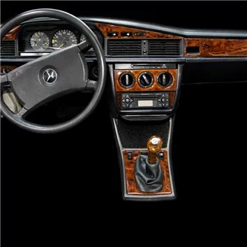 Mercedes Benz 190 1993-1993 Full Set, Manual Gear Box BD Interieur Dashboard Bekleding Volhouder