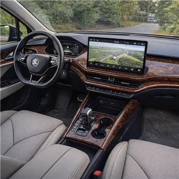 Skoda Enyaq 2023 Mittelkonsole Armaturendekor Cockpit Dekor 7-Teile