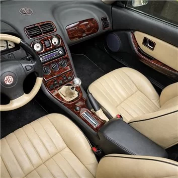 MG MG-F 1995-2000 Habillage Décoration de Tableau de Bord 12-Pièce