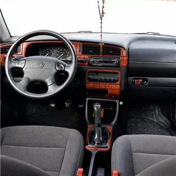 Volkswagen Cabrio 1994-2002 Automatic Gearbox, 18 Parts set BD Interieur Dashboard Bekleding Volhouder
