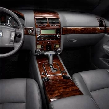Volkswagen Touareg 2004-UP Full Set, Without NAVI Mascherine sagomate per rivestimento cruscotti 