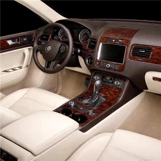 Volkswagen Touareg 2011-2017 3D Inleg dashboard Interieurset aansluitend en pasgemaakt op he 35-Teile Volkswagen Touareg 2011-2017 3D Inleg dashboard Interieurset aansluitend en pasgemaakt op he 35-Teile