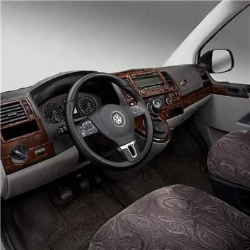 Volkswagen Carevelle T6 09.2009 Mascherine sagomate per rivestimento cruscotti 37-Decori