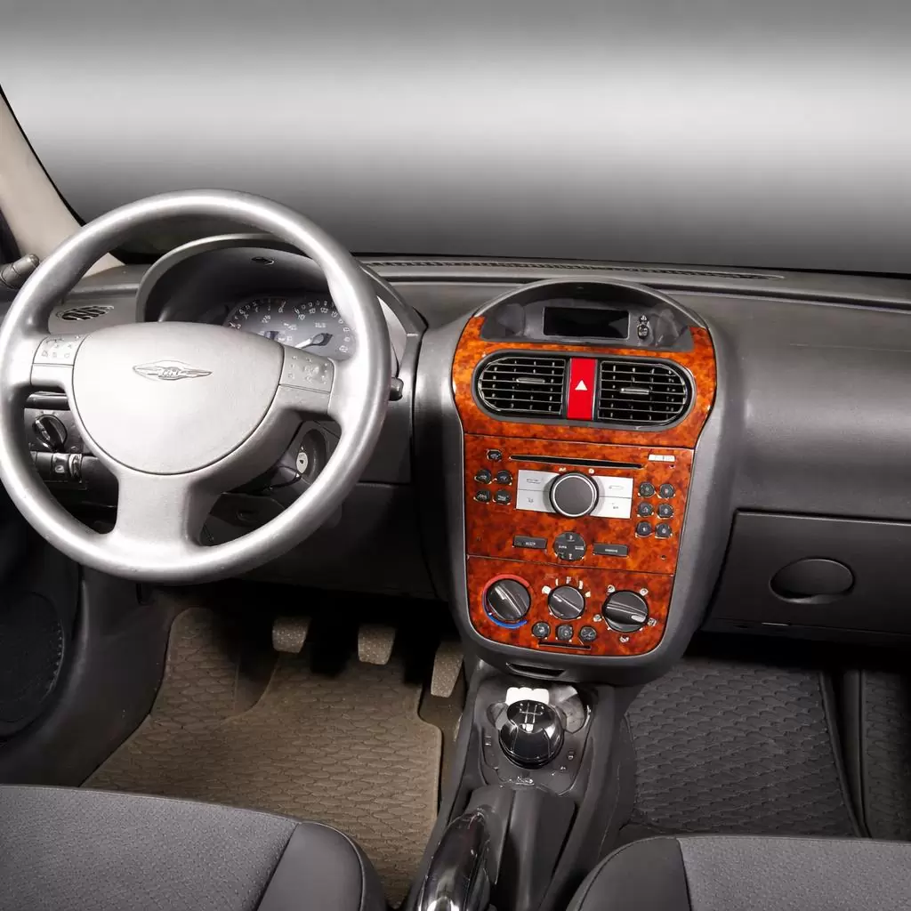 Opel Combo 01.2008 3D Interior Dashboard Trim Kit Dash Trim Dekor 3-Parts