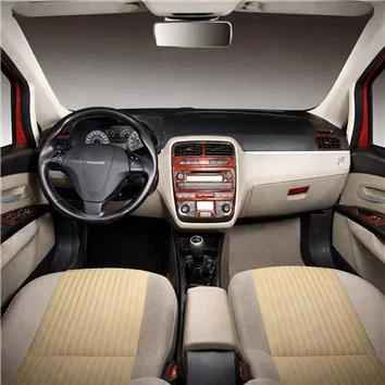 Fiat Grande Punto 08.2005 Mittelkonsole Armaturendekor Cockpit Dekor 16-Teile