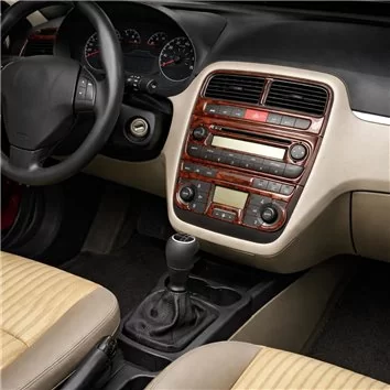 Fiat Grande Punto 08.2005 Habillage Décoration de Tableau de Bord 16-Pièce