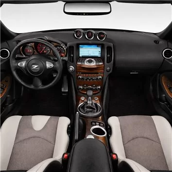 Nissan 370Z-2009 Inleg dashboard Interieurset aansluitend en pasgemaakt 14 Delen