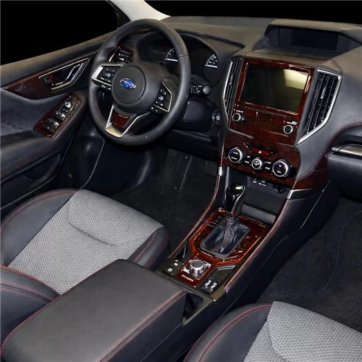 Subaru Forester 2019-2024 Habillage Décoration de Tableau de Bord 6 Pièce