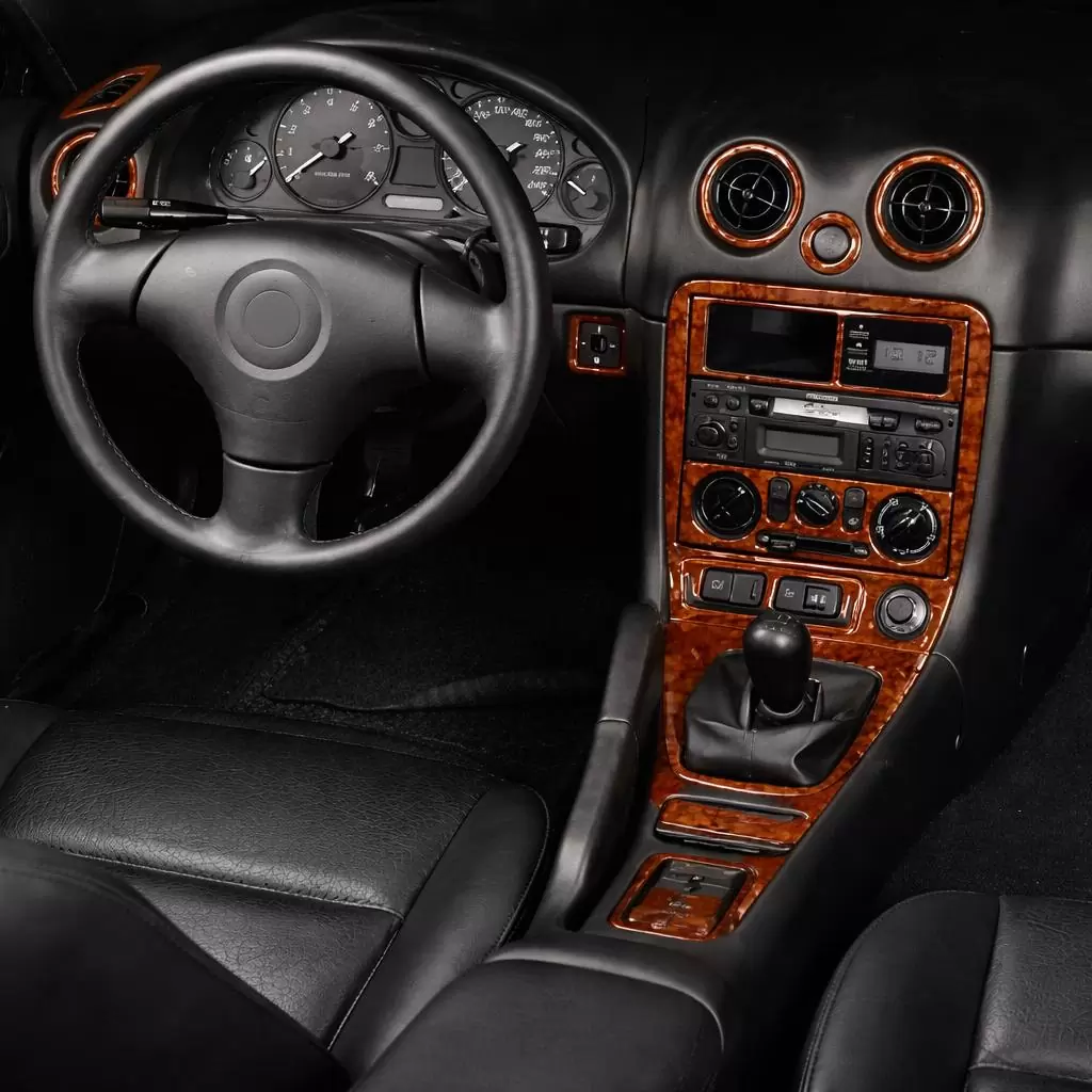 Mazda Miata 1999-2000 Full Set, 19 Parts set BD Interieur Dashboard Bekleding Volhouder Mazda Miata 1999-2000 Full Set, 19 Parts set BD Interieur Dashboard Bekleding Volhouder