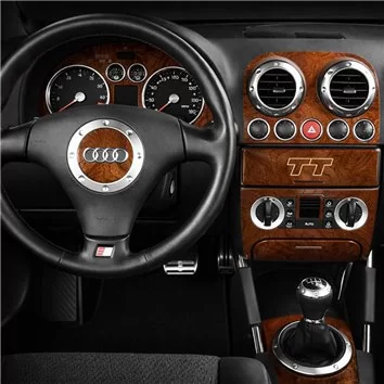 AUDI TT 2008-2015 Soft roof-Coupe, 20 Parts set BD Interieur Dashboard Bekleding Volhouder