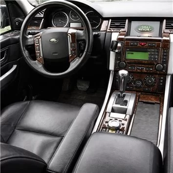 Land Rover Range Rover Sport 2006-2009 3D Interior Dashboard Trim Kit Dash Trim Dekor 76-Parts
