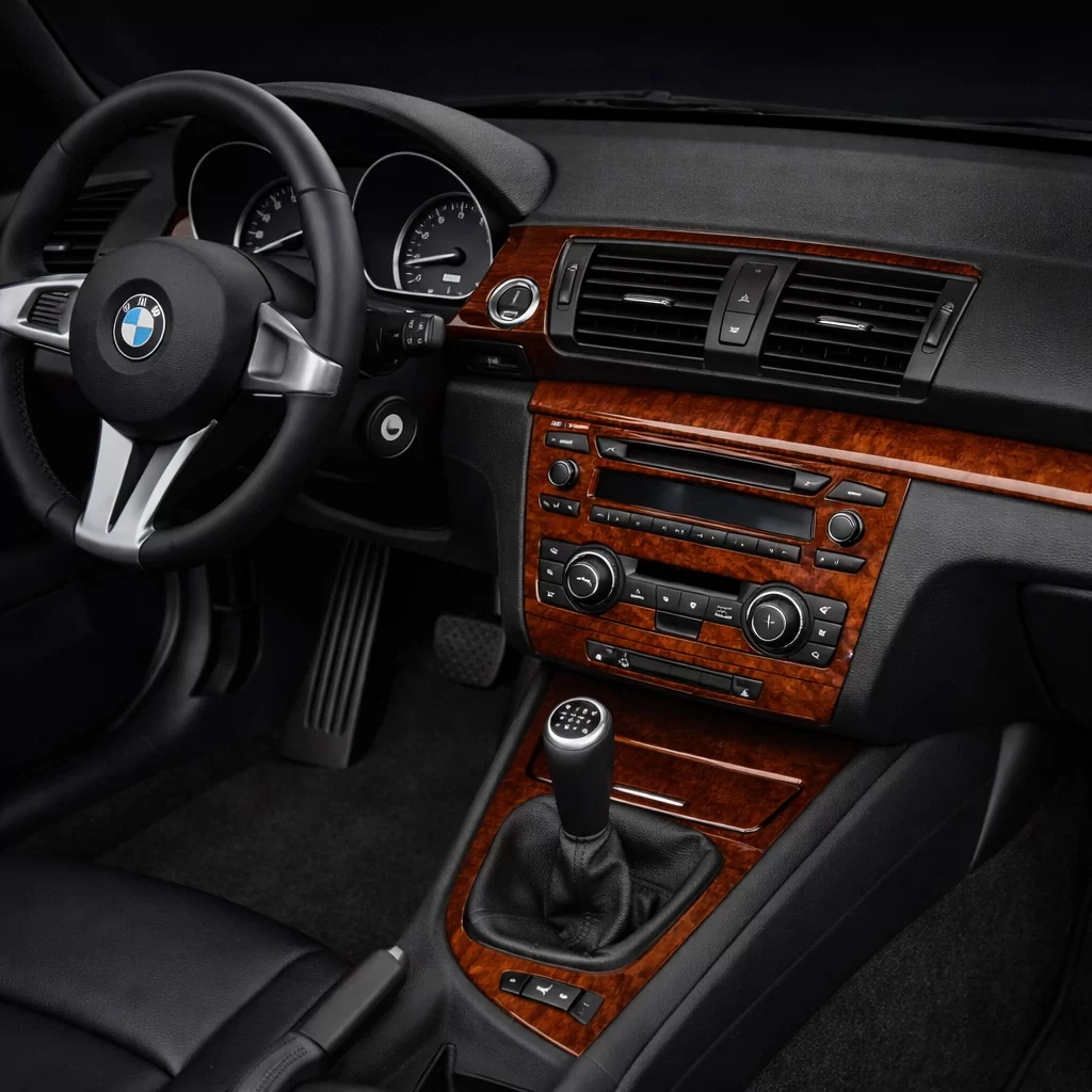 BMW 1 Series E81 E88 2004-2011 3D Interior Dashboard Trim Kit Dash Trim Dekor 6-Parts