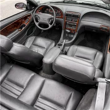 Ford Mustang 2001-2004 Folding roof-Cabrio, Full Set BD Interieur Dashboard Bekleding Volhouder
