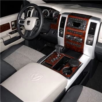 Dodge Ram 1500 2009-2012 Inleg dashboard Interieurset aansluitend en pasgemaakt 38 Delen