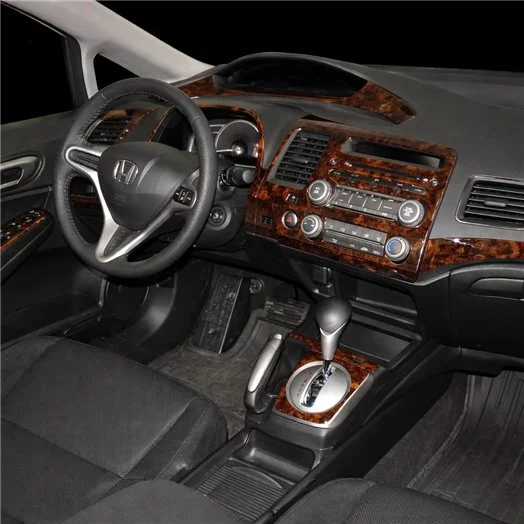 Honda Civic 2006-2011 4 Doors, Without NAVI systemBD Interieur Dashboard Bekleding Volhouder Honda Civic 2006-2011 4 Doors, Without NAVI systemBD Interieur Dashboard Bekleding Volhouder