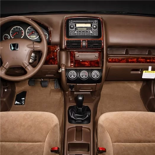 Honda CR-V 2002-2004 Full Set, 30 Parts set Interior BD Dash Trim Kit Honda CR-V 2002-2004 Full Set, 30 Parts set Interior BD Dash Trim Kit