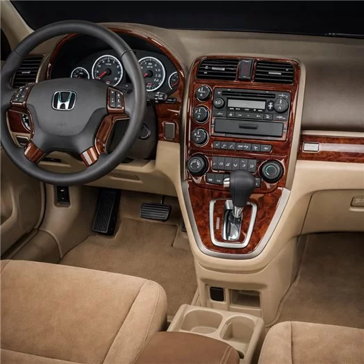 Honda CR-V 2007-2009 Full Set, Automatic Gear, Without NAVI, Without Heated Seats Interior BD Dash Trim Kit