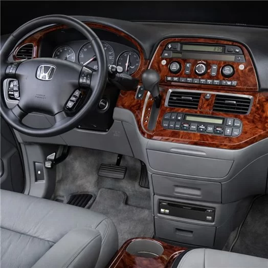 Honda Odyssey 2005-UP Basic Set, Without NAVI system, Automatic AC Control Mascherine sagomate per rivestimento cruscotti 