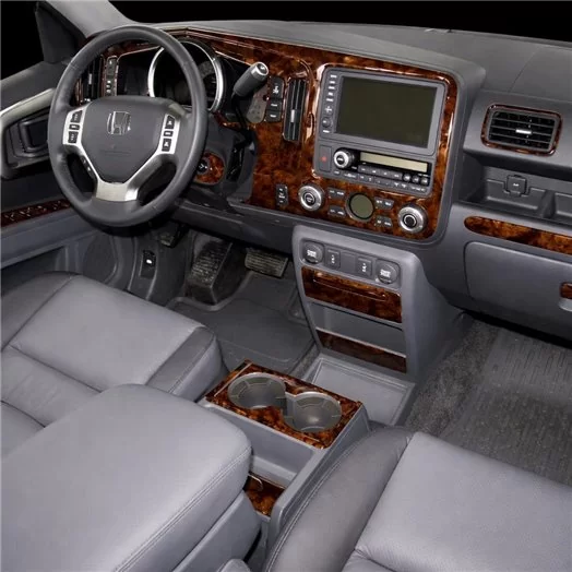 Honda Ridgeline 2006-2008 Full Set, Automatic Gear, Without Navigation Mascherine sagomate per rivestimento cruscotti Honda Ridgeline 2006-2008 Full Set, Automatic Gear, Without Navigation Mascherine sagomate per rivestimento cruscotti