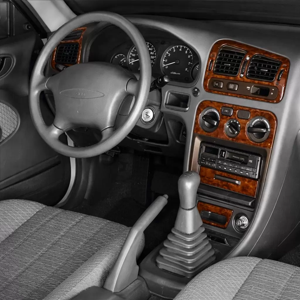 Mitsubishi Galant 1994-1998 Automatic Gear, 17 Parts Mascherine sagomate per rivestimento cruscotti 