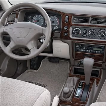 Mitsubishi Pajero Sport/Montero Sport 1998-2008 Overhead With Sunroof, 28 Parts Mascherine sagomate per rivestimento cruscotti 