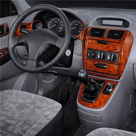 Mitsubishi Spacewagon 10.98-03.04 3D Interior Dashboard Trim Kit Dash Trim Dekor 15-Parts