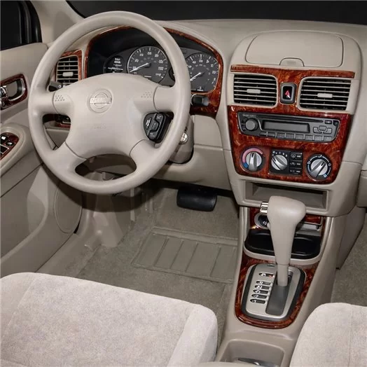 Nissan Sunny 01.2001 3D Inleg dashboard Interieurset aansluitend en pasgemaakt op he 11-Teile
