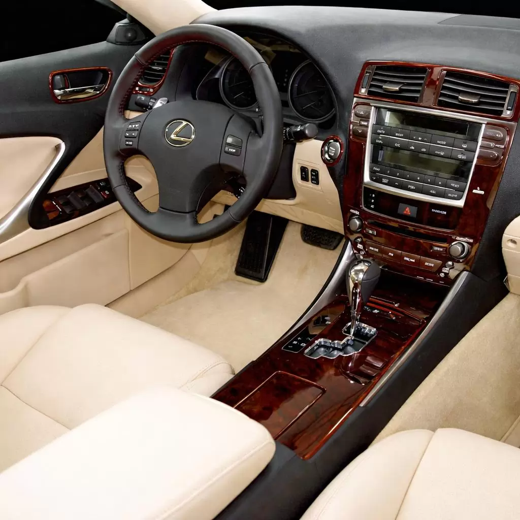 Lexus IS 2006-UP Full Set, Automatic Gear, Without NAVI Interior BD Dash Trim Kit