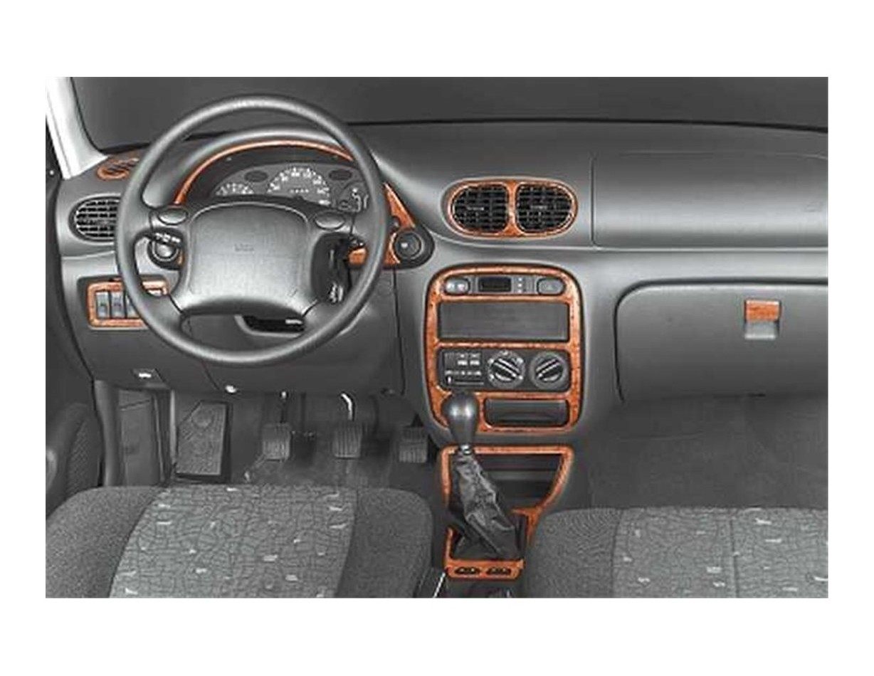 Hyundai Accent 09.94 - 12.00 3D Inleg dashboard Interieurset aansluitend en pasgemaakt op he 9 -Teile
